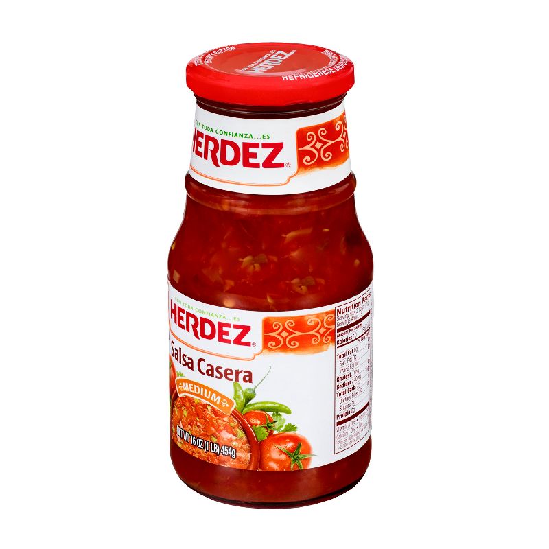 Herdez Casera Medium Salsa 16oz