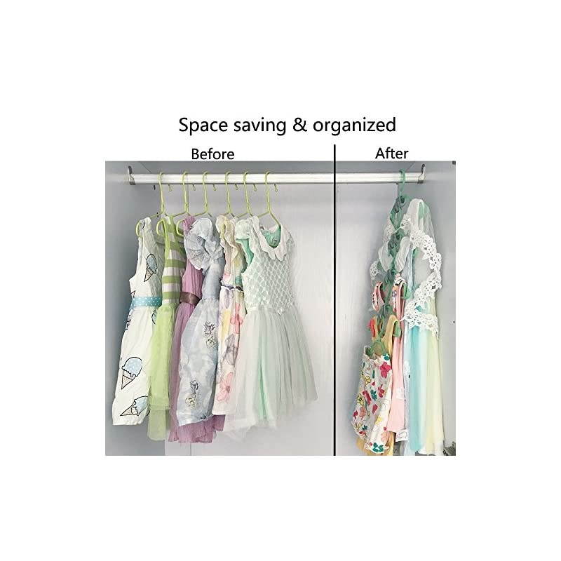 60 pcs Connector Hooks for Hangers, Cascading Hanger Hooks, Space Saving Hangers Hooks