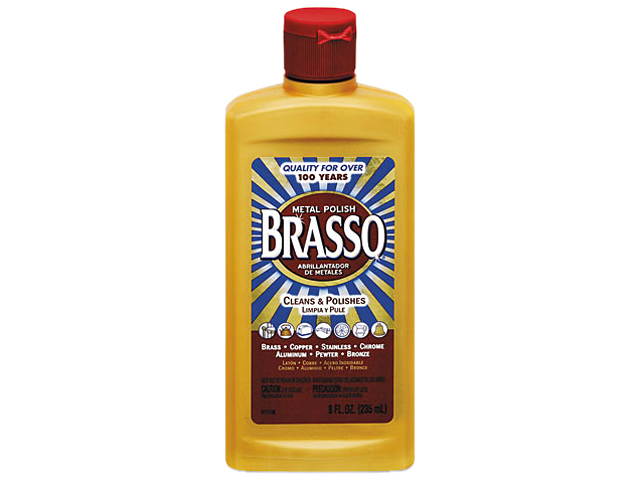 Reckitt Benckiser 26600-89334 Brasso Metal Polish Bottle 8 Oz.