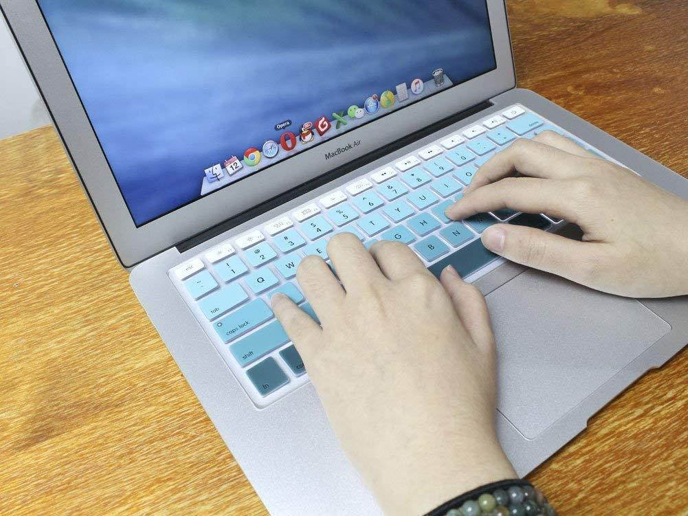 All-inside Green Ombre Color Keyboard Skin for MacBook Pro 13" 15" 17" (with or without Retina Display) / MacBoook Air 13"