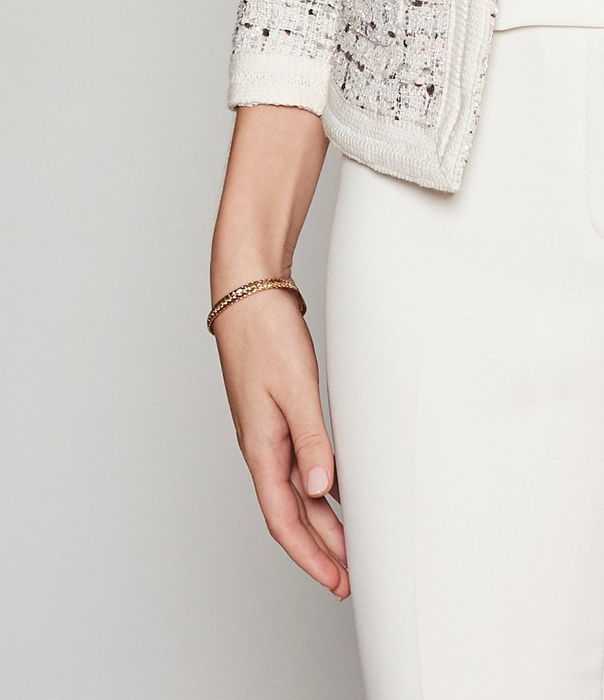 Anne Klein Gold Flex Chain Bracelet