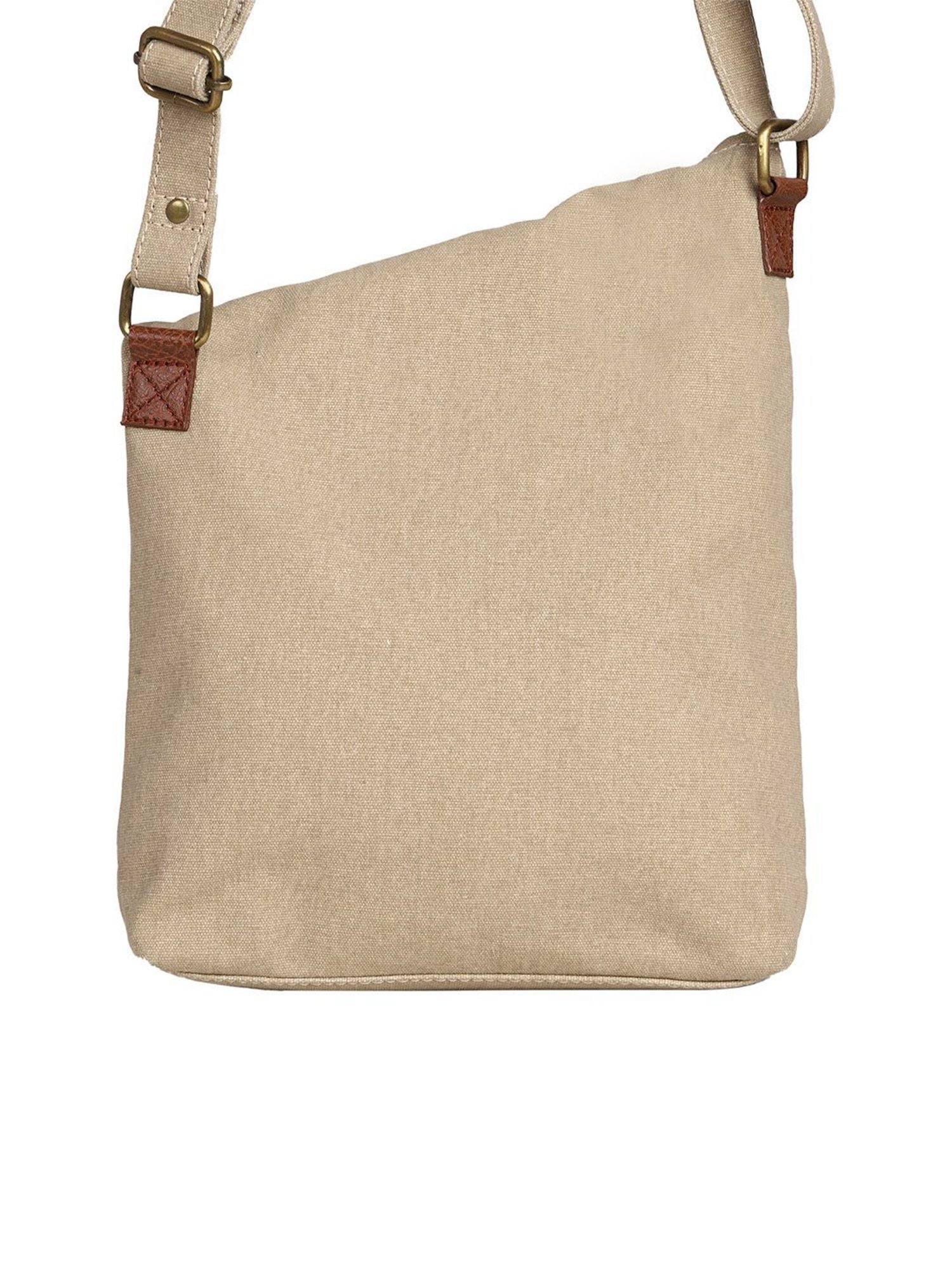 Mona B Beige Small Cross Body Bag