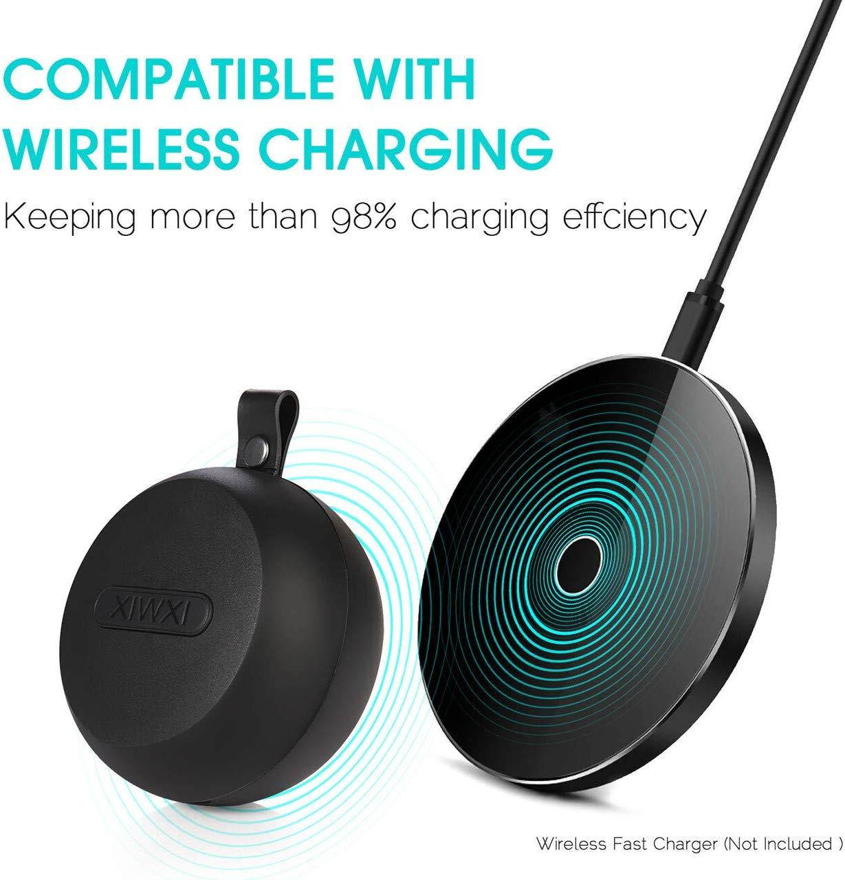 IP68 Waterproof Swimming Earbuds, Sport Bluetooth 5.0 Wireless Earbuds Built-in Mic Auto Pairing in-Ear Earphones with Charging Case Premium Stereo Sound Special for Swimming Bathing Driving Sauna