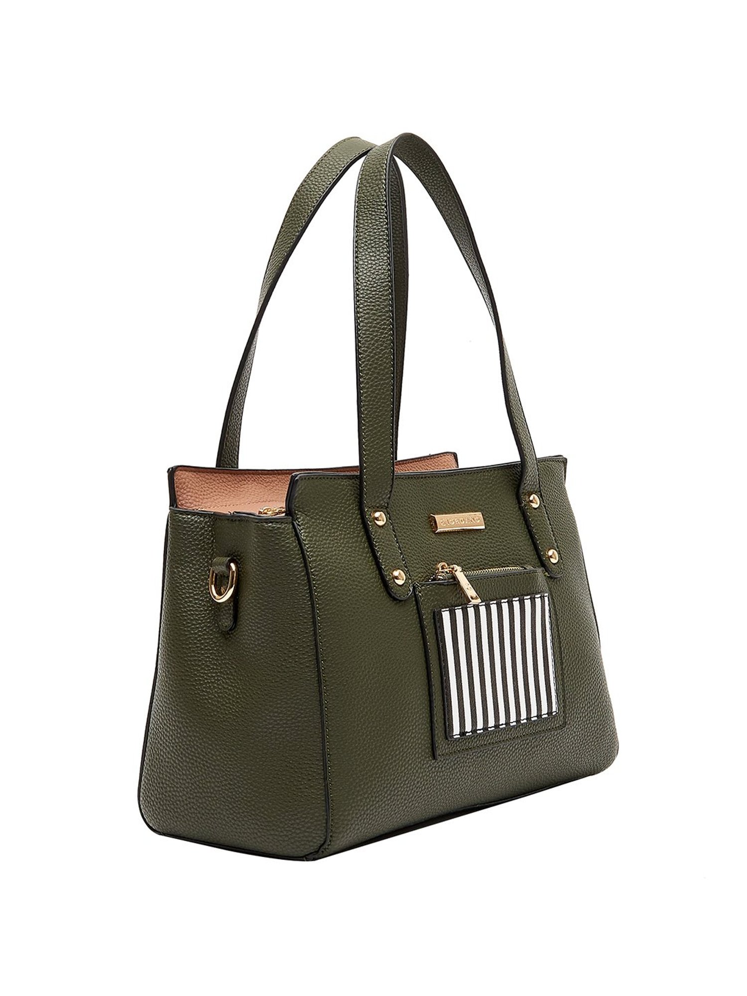 Tohl Avon Black Solid Medium Handbag