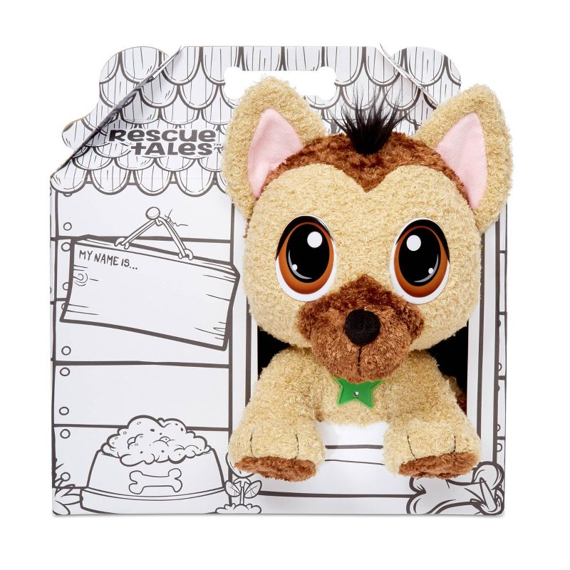 Little Tikes Rescue Tales Adoptable Pet German Shepherd Interactive Plush Pet Toy