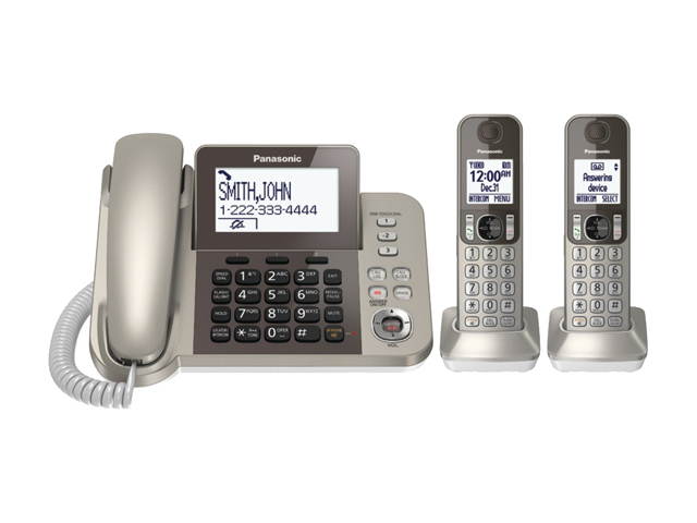 Panasonic KX-TGF352N Corded/Cordless System with 2 Cordless Handsets