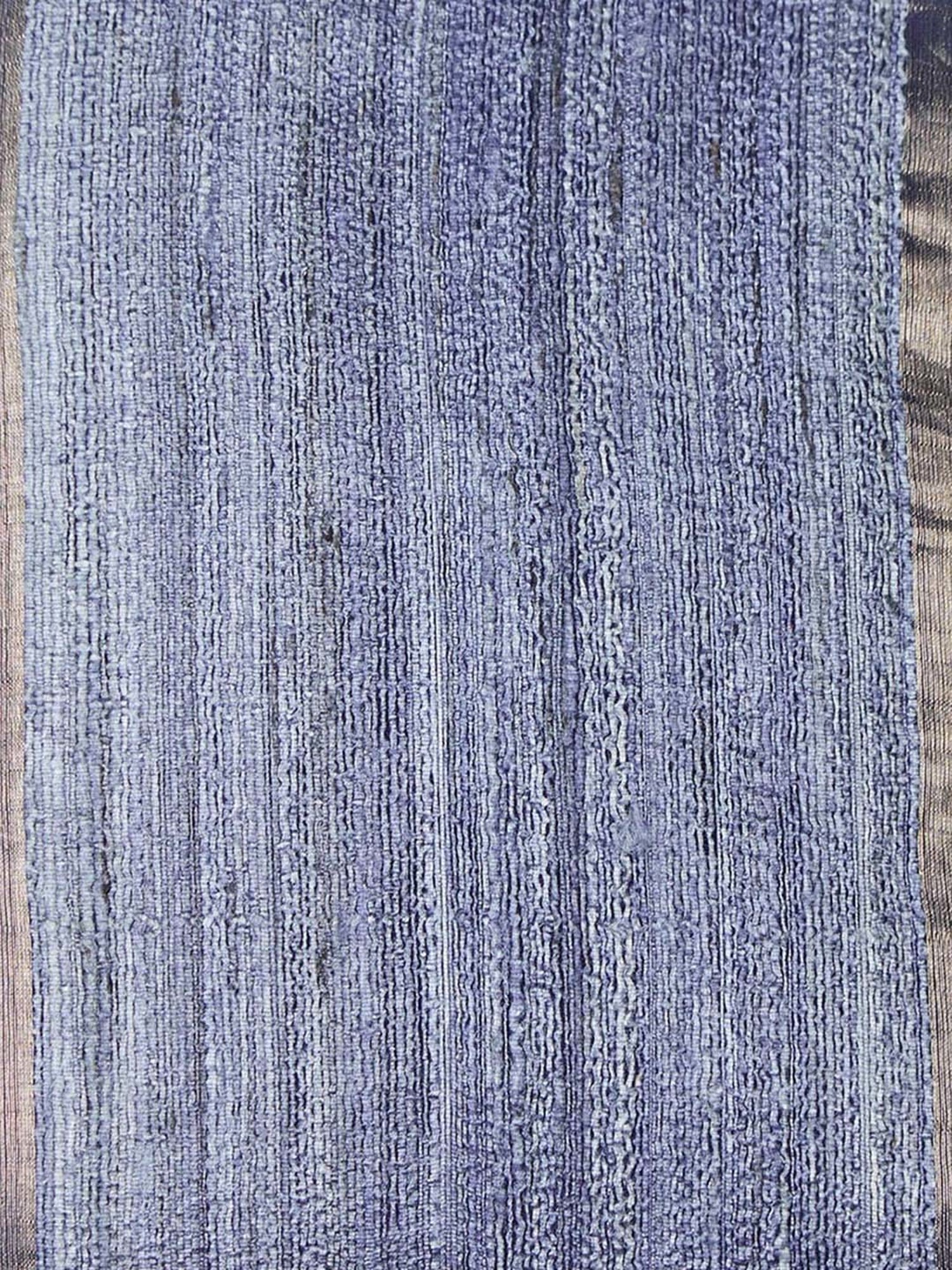 Fabindia Deeva Blue Cotton Silk Cushion Cover