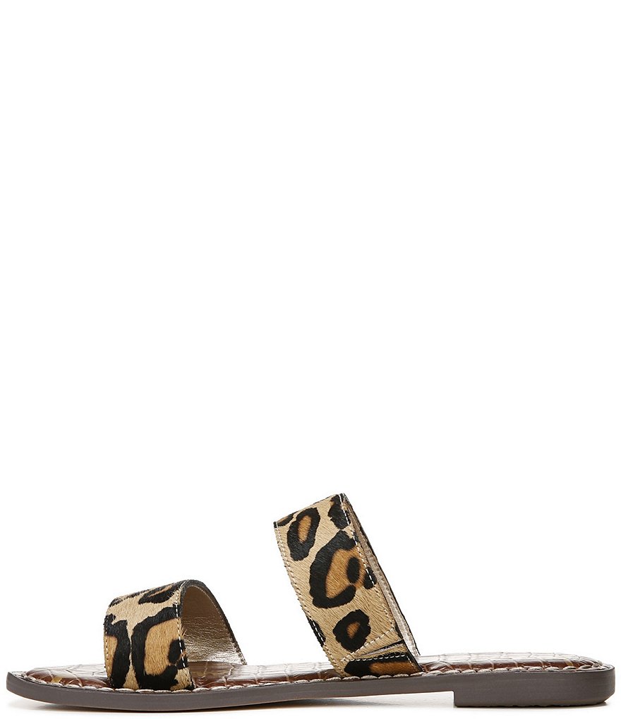 Sam Edelman Gala Leopard Print Haircalf Sandals