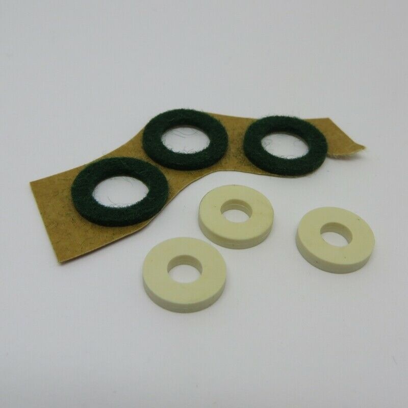 Schilke Trumpet Top Cap Felt Set (3) with Rubber inserts NEW ZC9