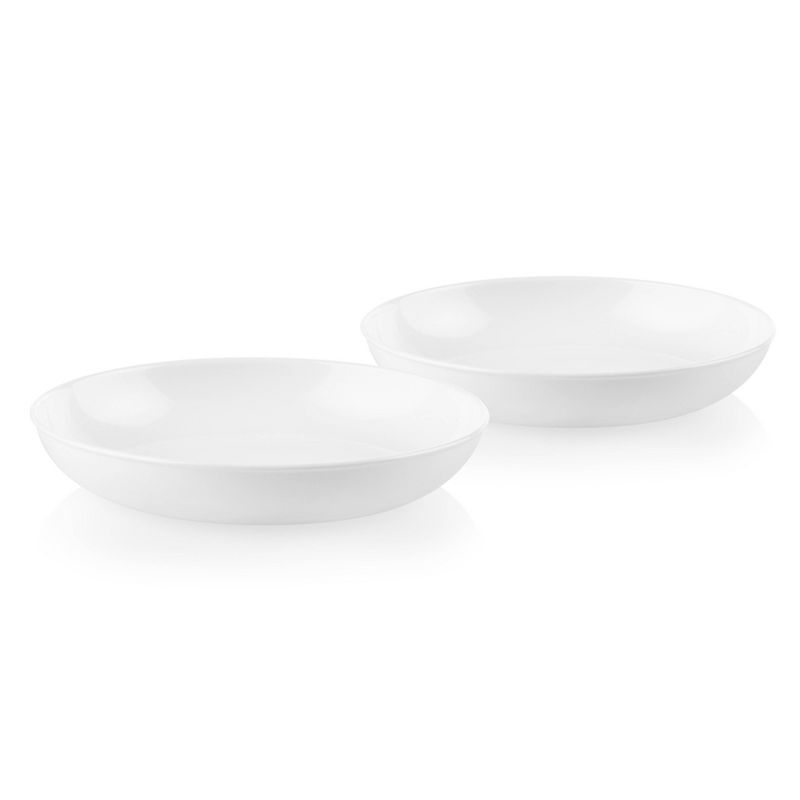 10 Strawberry Street Matte Wave Stoneware Side Bowls 10oz White - Set of 6