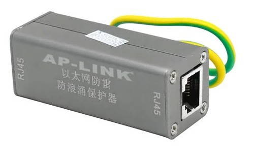 Ethernet Network Card RJ45 Surge Protector Thunder Lightning Arrester Protection Device,Network Signal Lightning Arrester RJ45 Surge Protector
