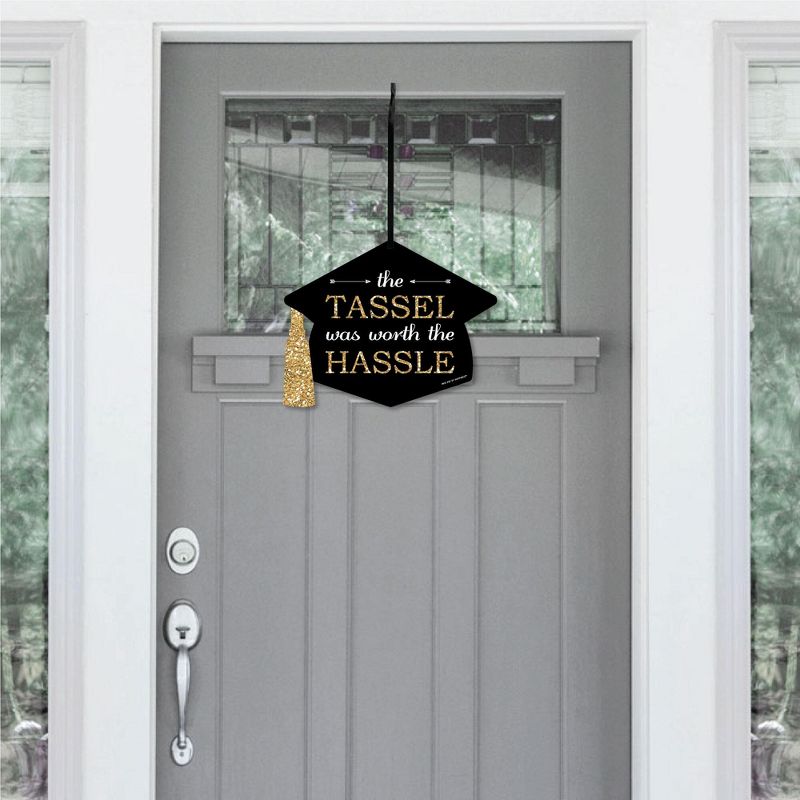 Big Dot of Happiness Gold Glitter 2021 Party Straws - No-Mess Real Gold Glitter Cut-Out Numbers & Decorative Graduation Paper Straws - Set of 24