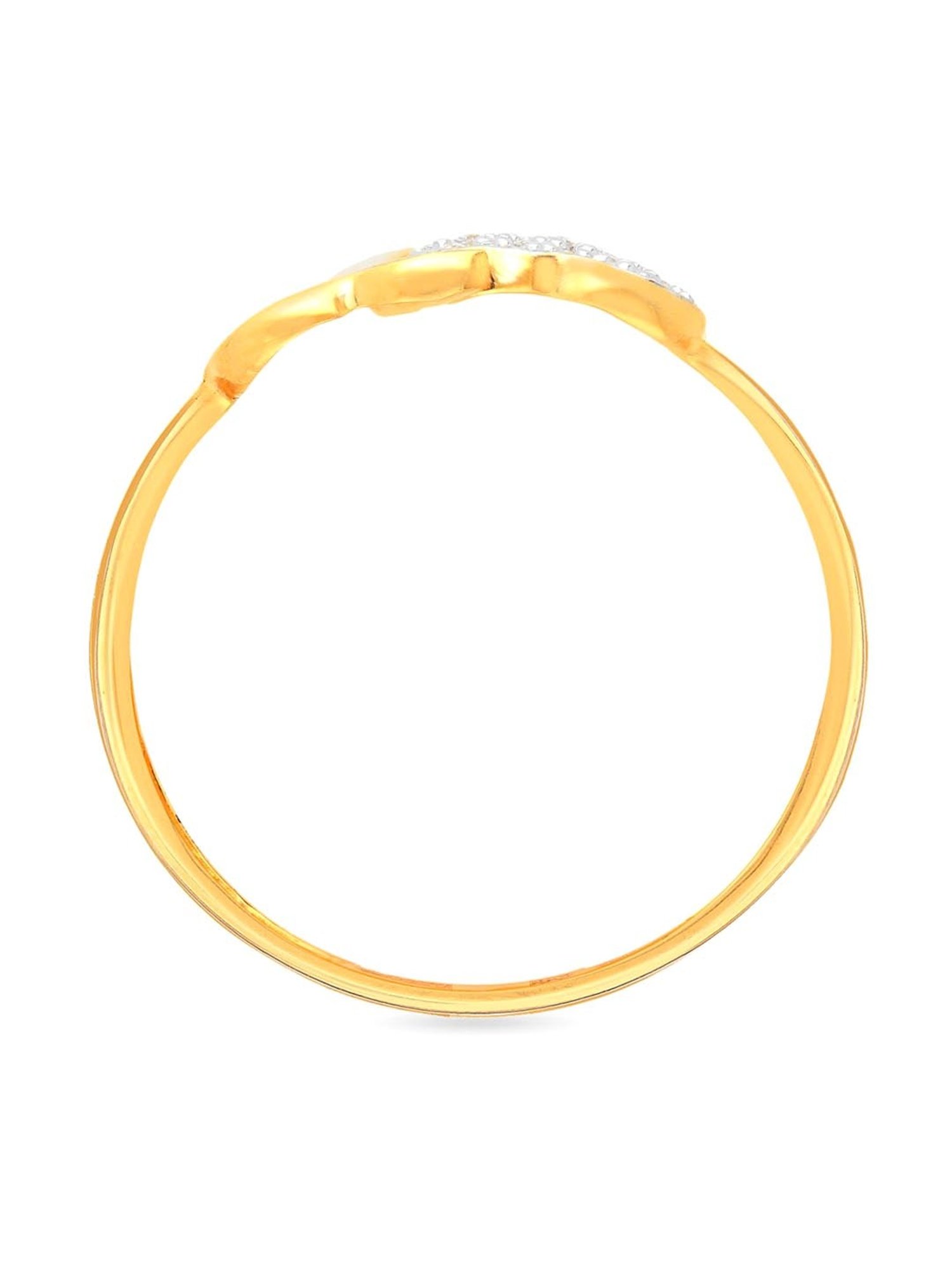 Malabar Gold and Diamonds 18k Gold Heart Ring for Women