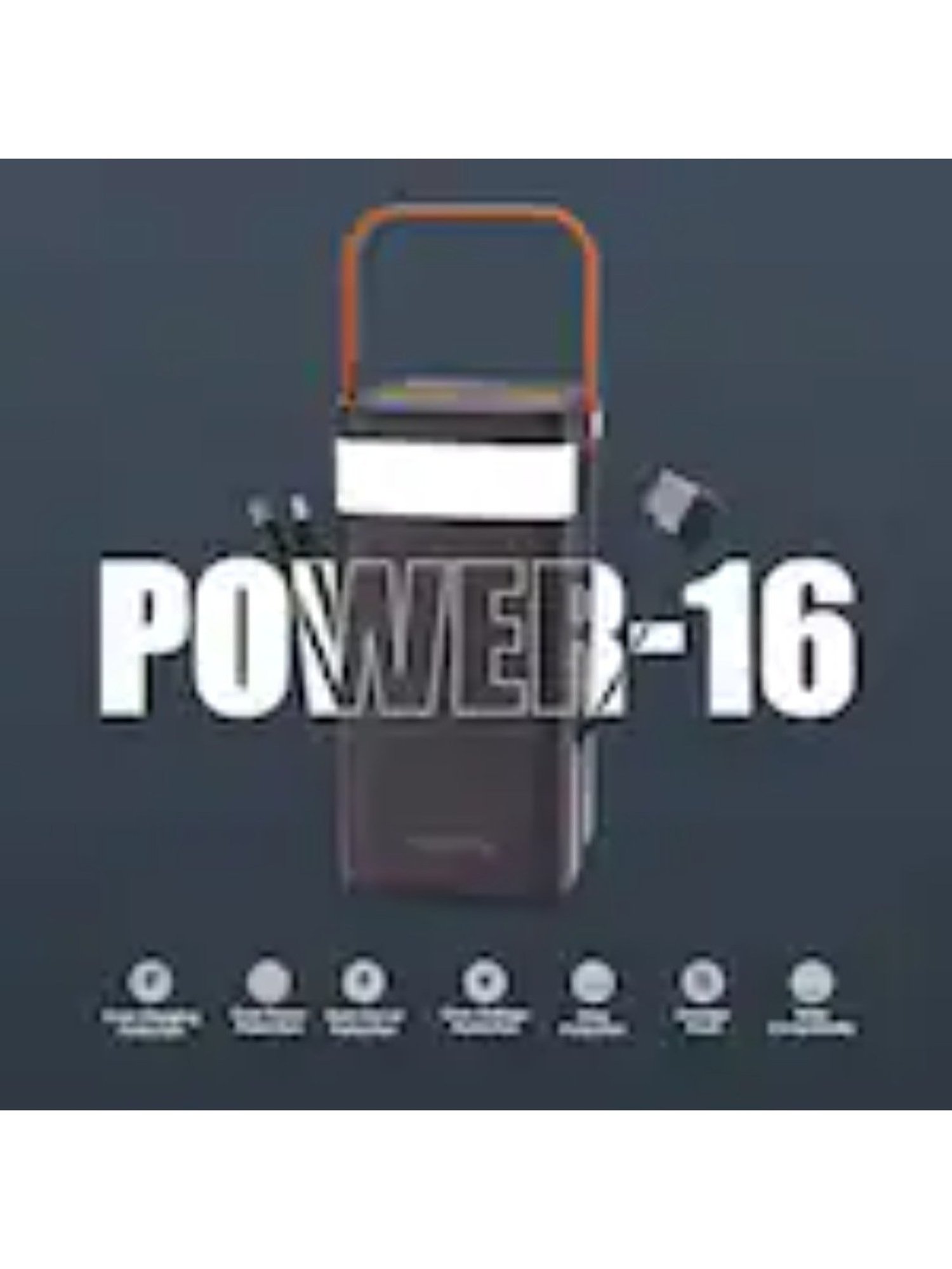 Onelife Power 16, 50000 mAh 22.5W Quick Charge Power Bank with Led Torch (Black)