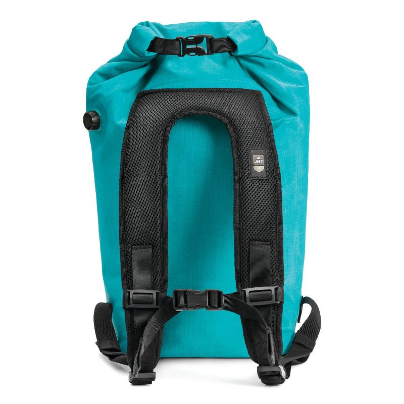 IceMule 1008-TQ Jaunt Large Collapsible Portable Soft Sided Roll Top 15 Liter 12 Can Lightweight Insulated Waterproof Leak Proof Backpack Cooler Bag