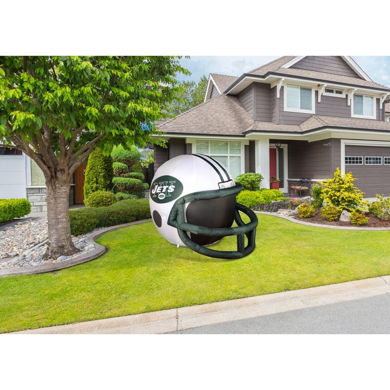 Fabrique NFL NEW YORK JETS Team Inflatable Helmet   4 ft., 4 ft Tall, White