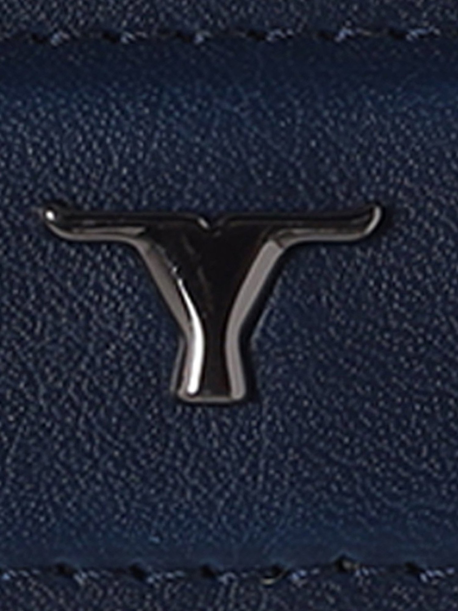 BULCHEE Blue Leather Formal Belt for Men