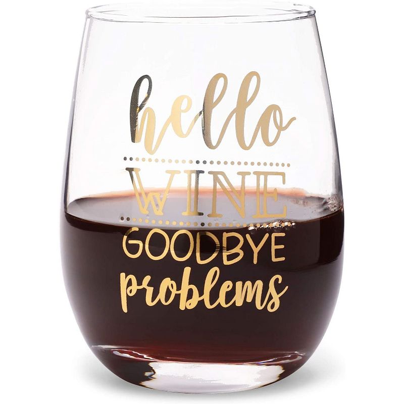 16oz 4pk Glass Goblet Glasses - Threshold™