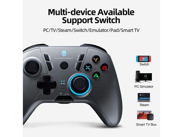 ThundeRobot G30 Wired Gaming Controller,Gamepad USB PC Joystick Gamepad with Customized Buttons, Dual Vibration Motors, Ergonomic Laptop Game Controller for PC with Windows Vista/7/8/8.1/10