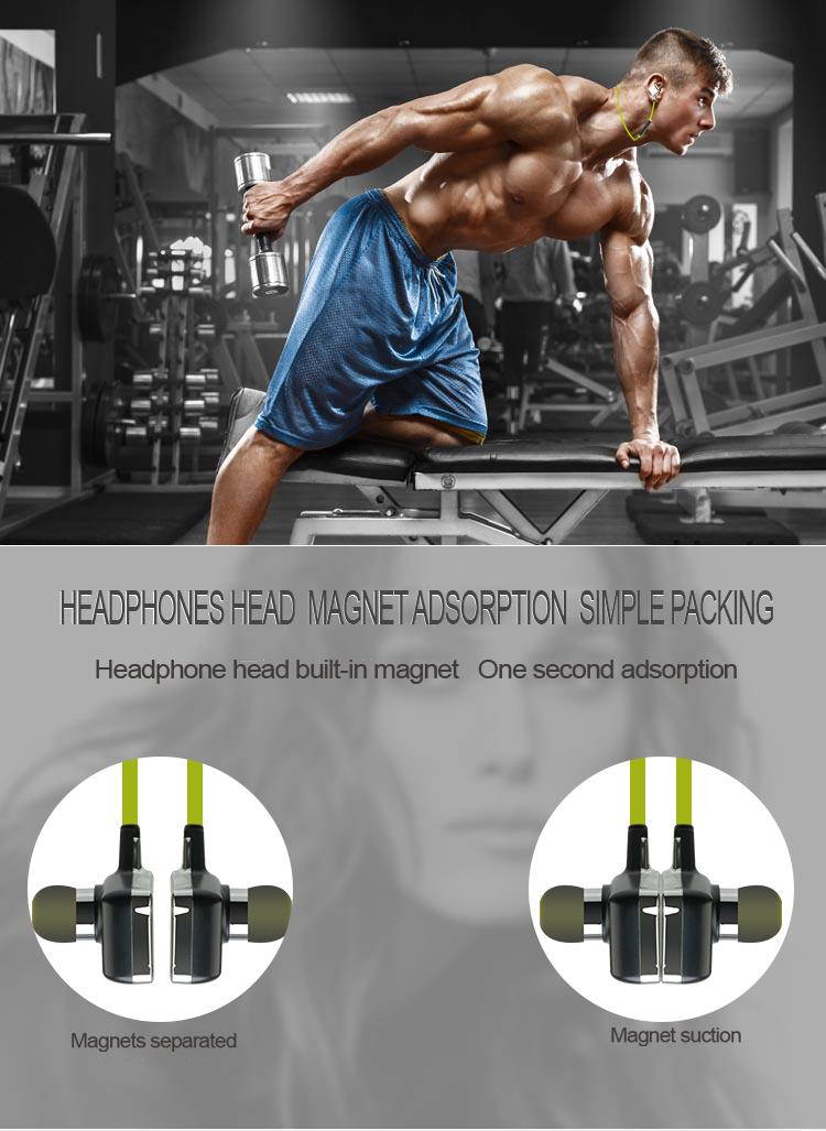 Newest Fineblue FA-90 Wireless Sports Earbuds earphones Bluetooth 4.1 Stereo Headsets In-ear Earphones With Mic For Smartphones - Black