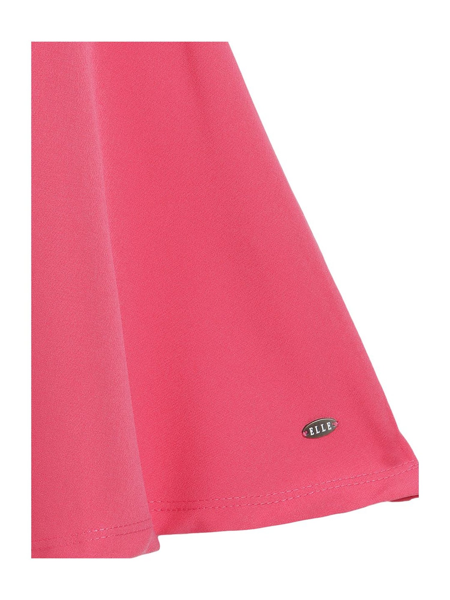 Elle Kids Pink Regular Fit Dress