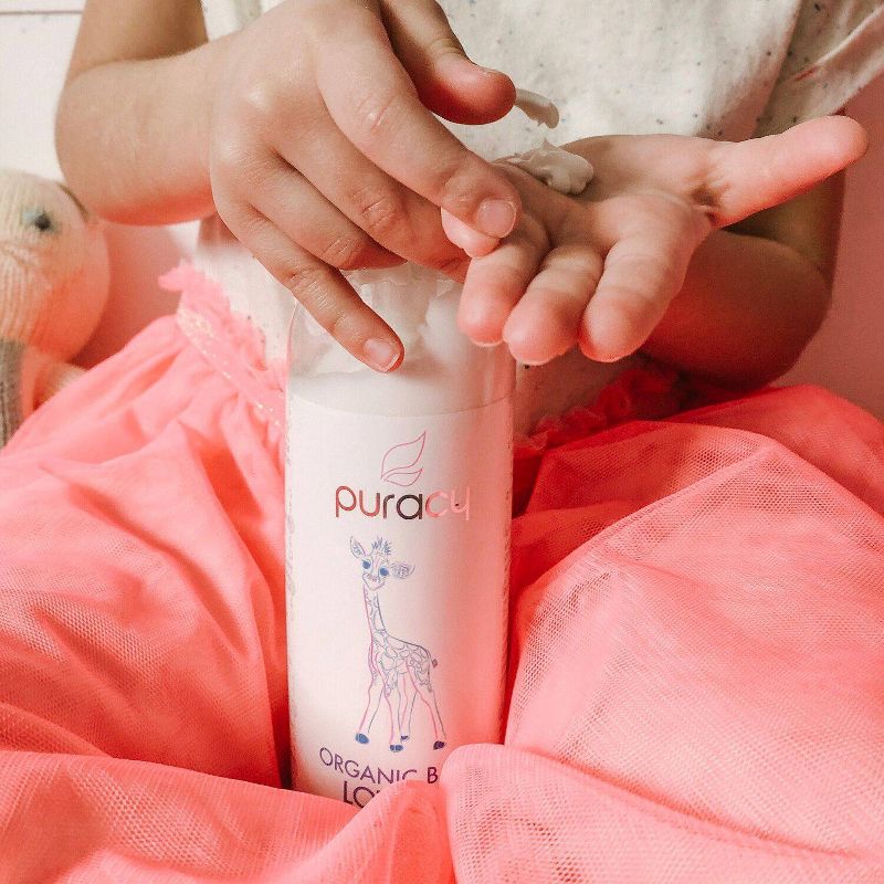 Puracy Organic Baby Lotion Natural Calming Moisturizer Lavender & Grapefruit - 12 fl oz