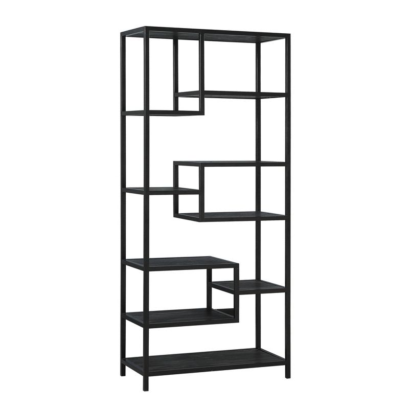 82" Messick Etagere Brown - Treasure Trove Accents