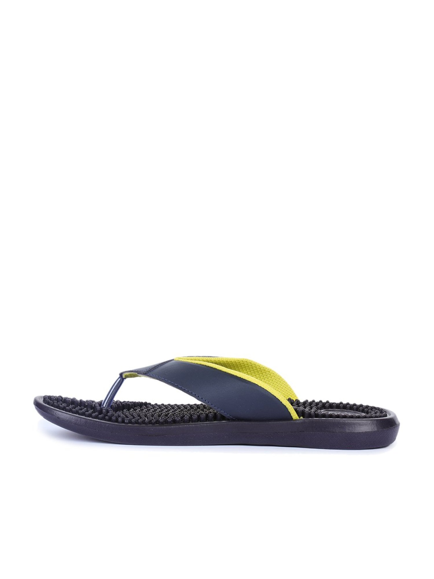 Aha by Liberty Navy & Yellow Flip Flops