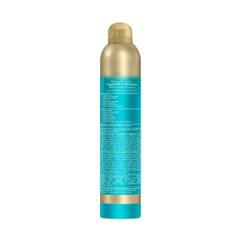 OGX Argan Oil of Morocco Extra Strength Multi-Benefit Hairspray - 8oz
