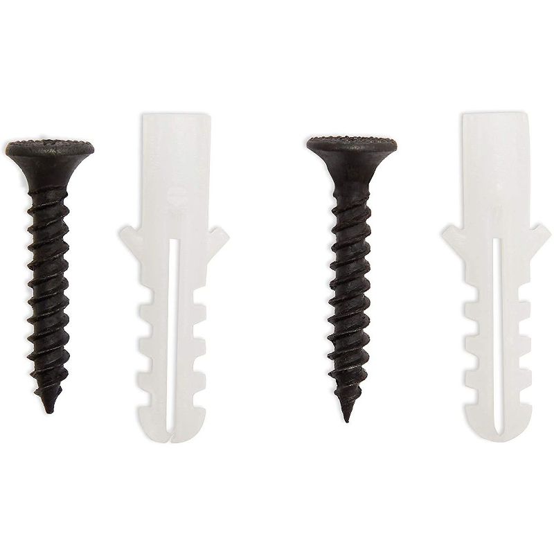 Okuna Outpost 4 Pack Dark Bronze Cast Iron Beach Starfish Decorative Wall Hooks, 0.3 x 2.6 x 4 in