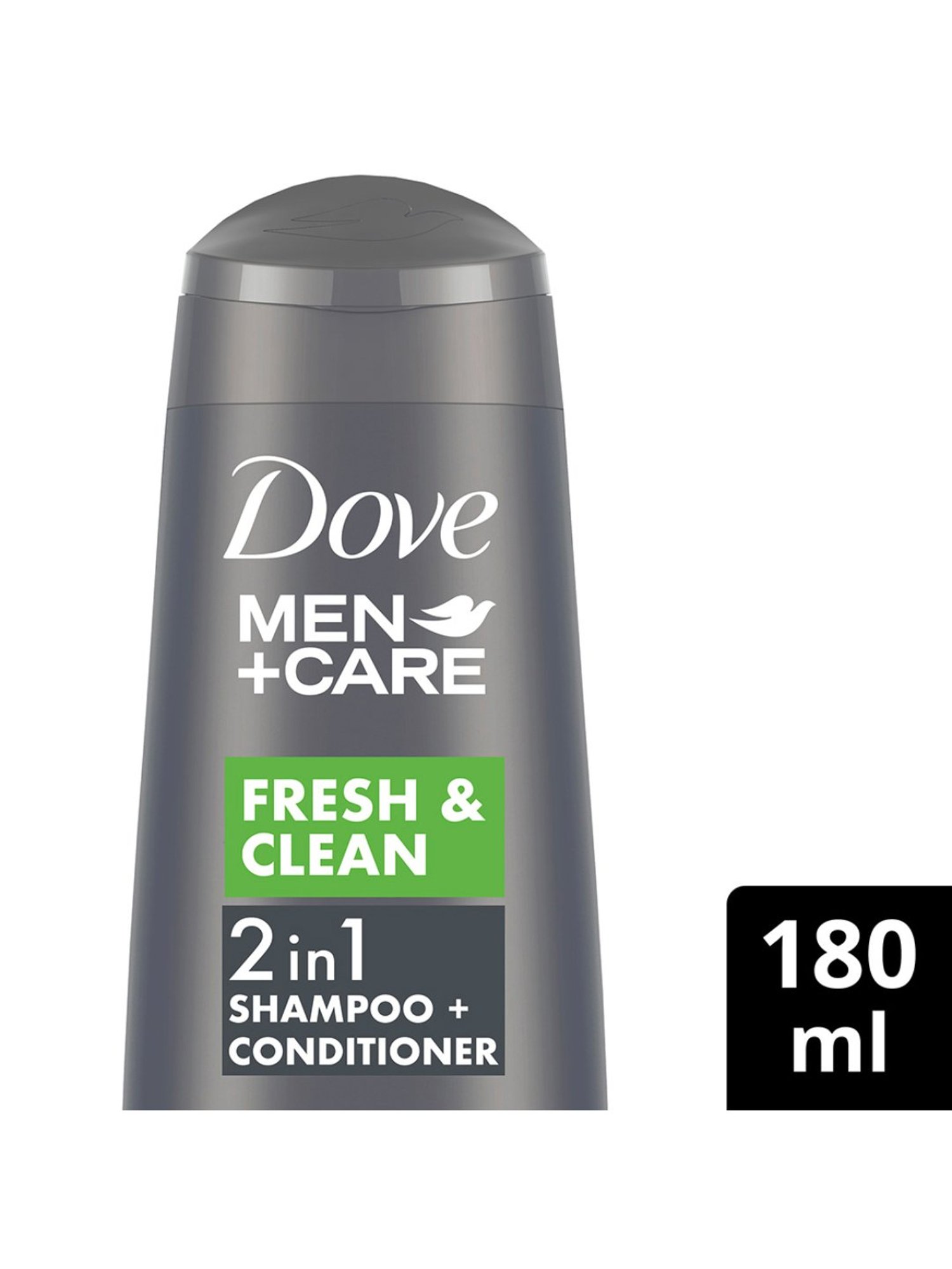 Dove Men+Care Fresh & Clean 2 in 1 Shampoo+Conditioner - 180 ml
