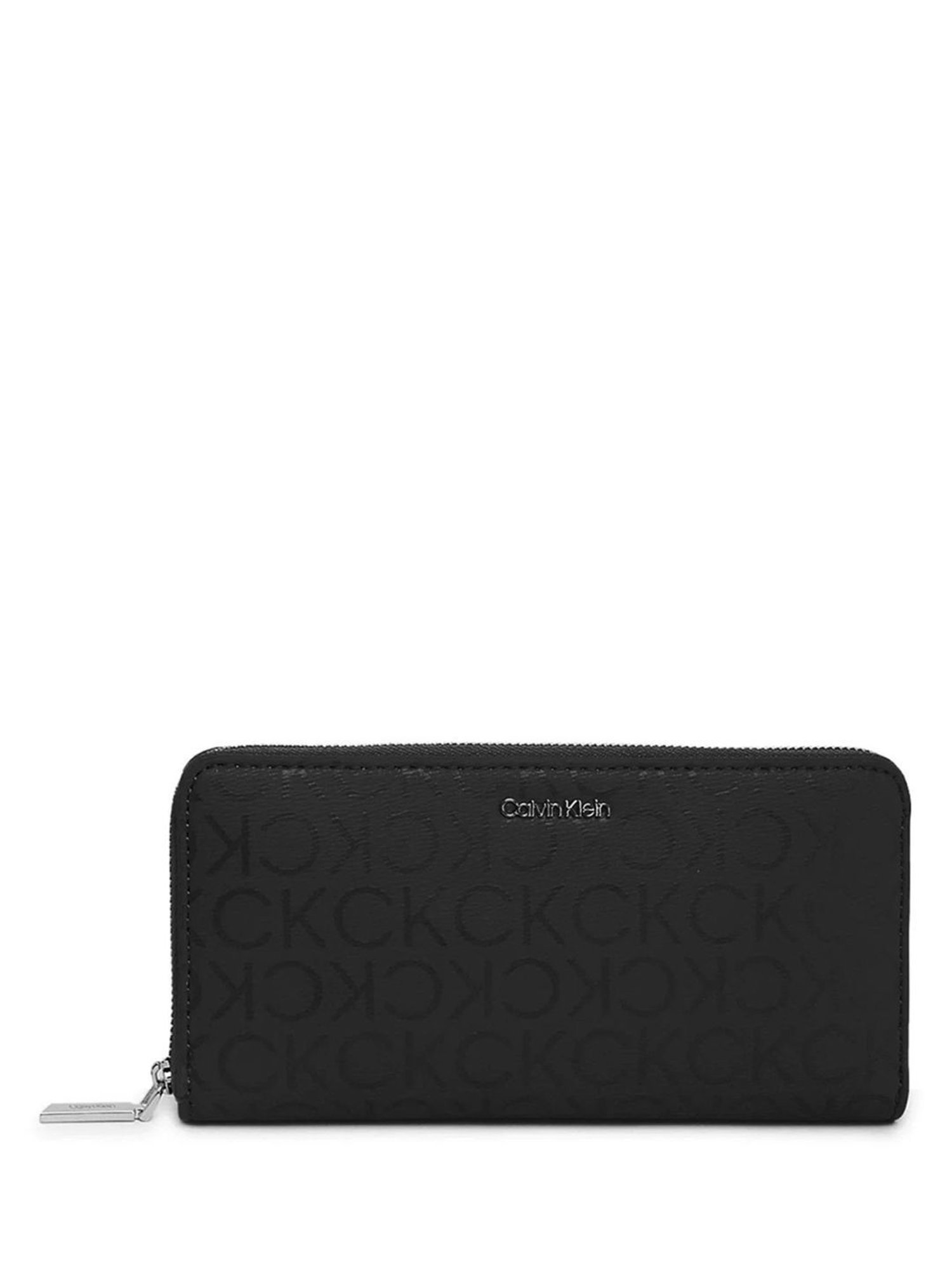 Calvin Klein Jeans Black Mono LG Epi Medium Wallet