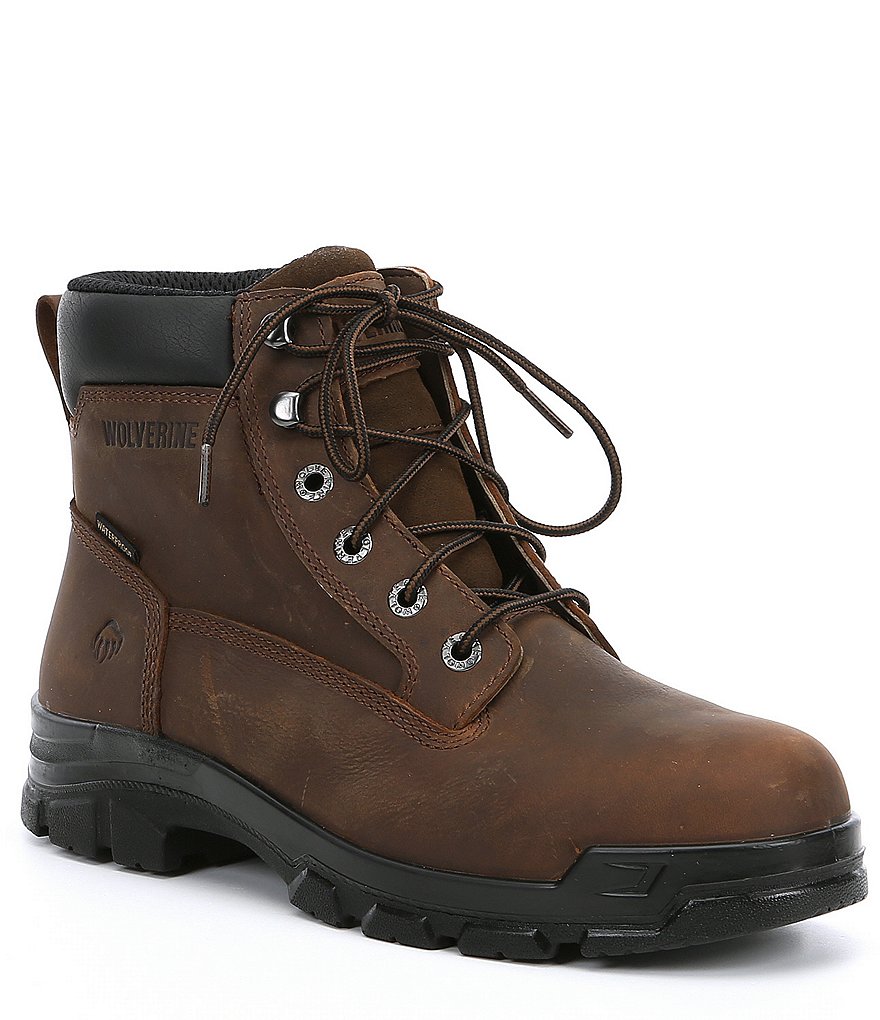 Wolverine Men's Chainhand 6#double; Steel Toe Waterproof Work Boots