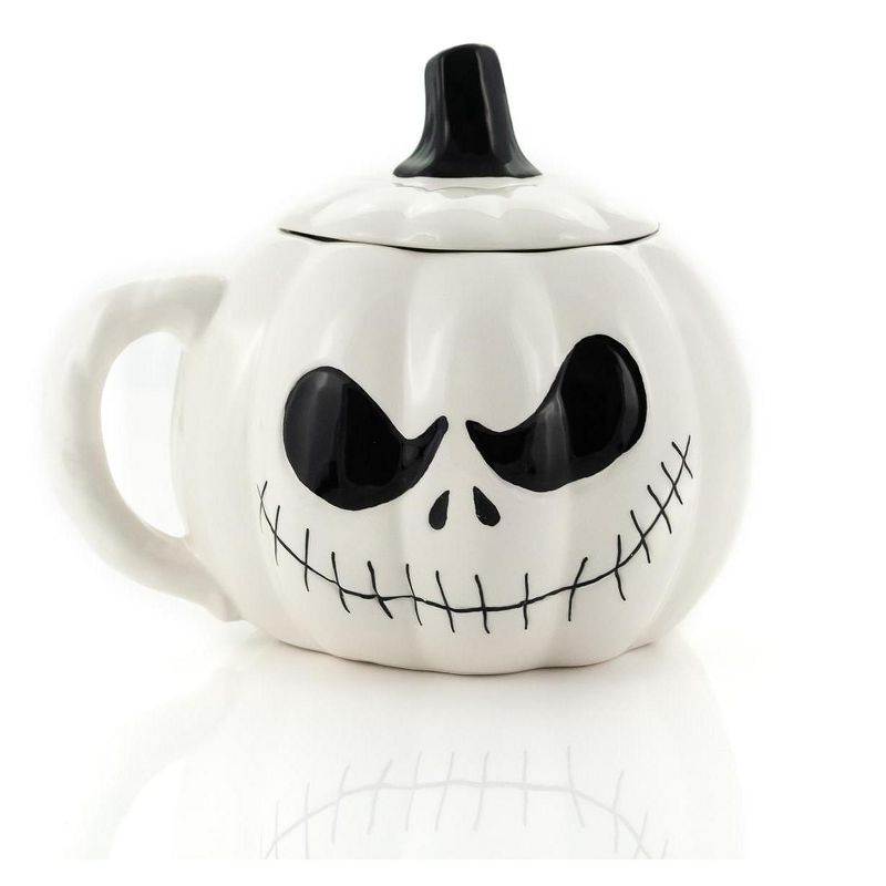 Seven20 Nightmare Before Christmas Jack Skellington Spooky Figural 24 Oz Mug With Lid