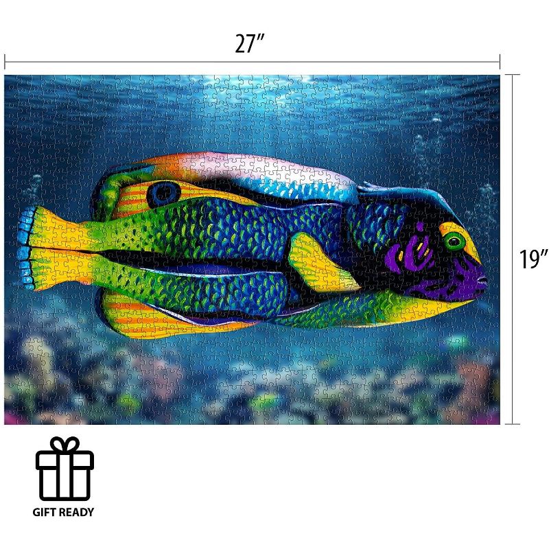 Funwares Johannes Stotter Angel Fish Body Art 1000 Piece Jigsaw Puzzle