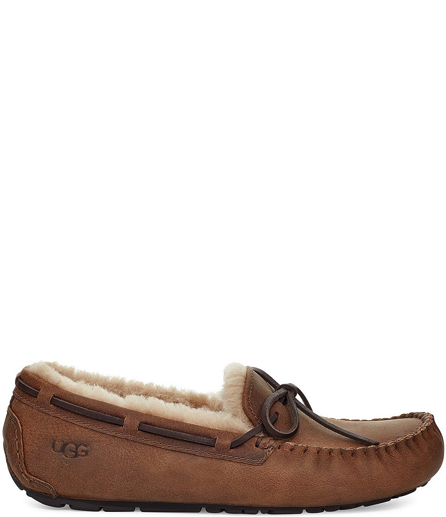 UGG&reg; Men's Scuff Logo Suede Slippers