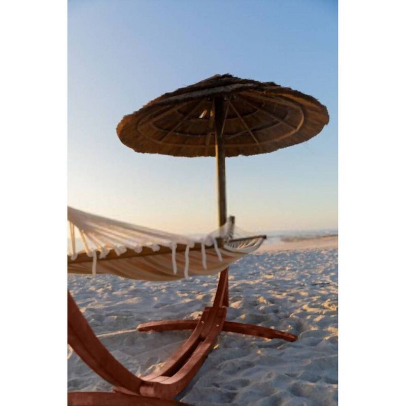 15' Wooden Arc Hammock Stand - Sol Living