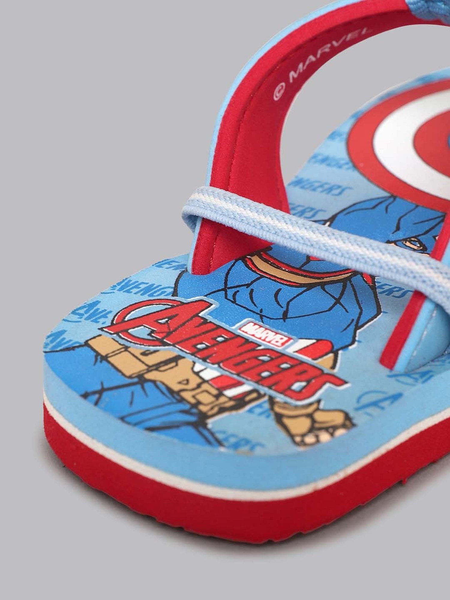 Kidsville Kids Blue & Red Flip Flops