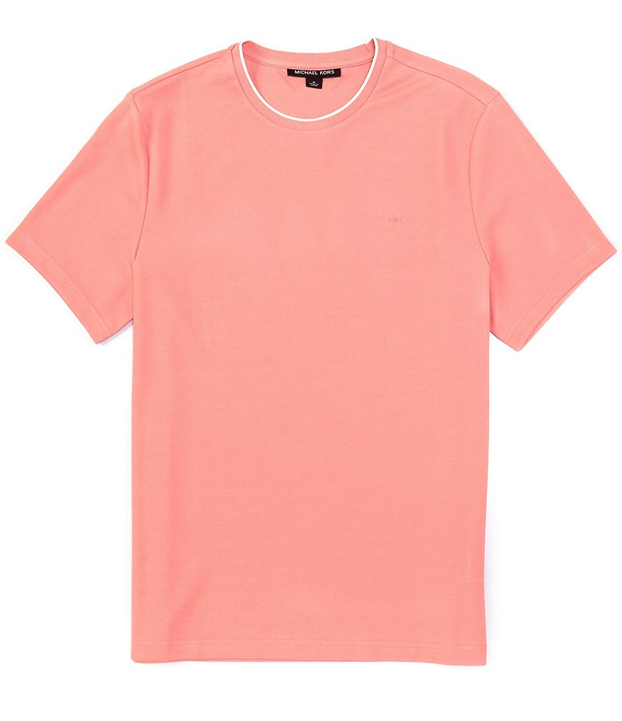 Michael Kors Birdseye Crewneck Short-Sleeve Tee