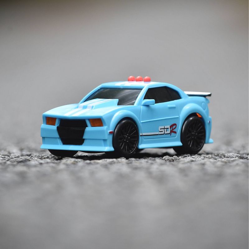 Maxx Action Mini City Lights & Sounds Vehicles  with Pickup Truck, Sports Car and Recycling Truck - 3pk