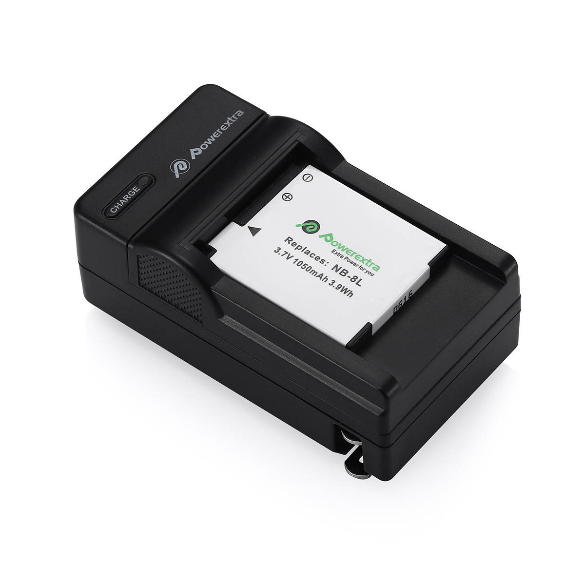 Powerextra 2 Pack Replacement Canon NB-8L Battery and charger for Canon PowerShot A2200 IS, A3000 IS, A3100 IS, A3200 IS, A3300 IS Digital Camera Battery (Free Car Charger Available)