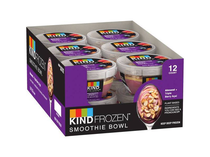 Kind Frozen Smoothie Bowl Almond Triple Berry Acai - 6oz