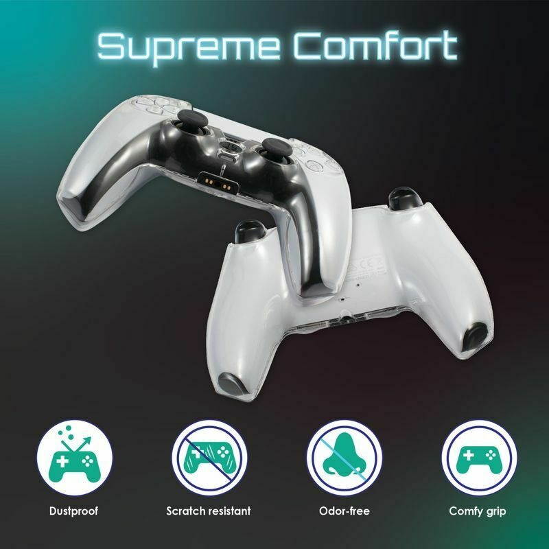 Insten Clear Protective Hard Case Cover for  Playston PS5 Controller