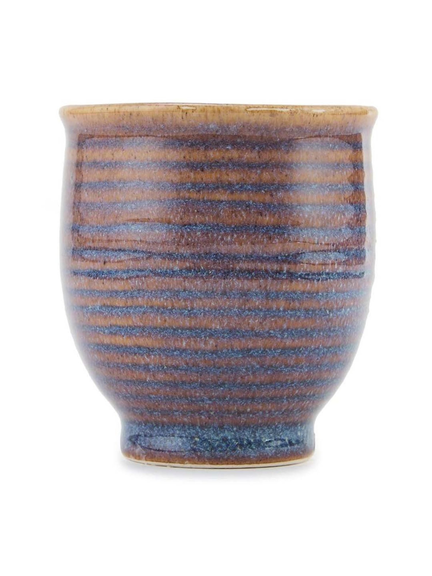 Fabindia Home Blue Ceramic Kulhad (220ml)