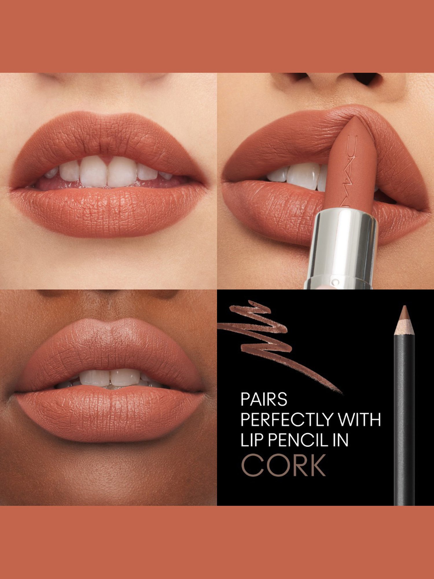 M.A.C MACximal Matte Mini Lipstick Warm Teddy - 1.8 gm