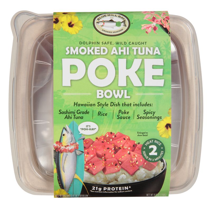 Blue Hill Bay Smoked Ahi Tuna Poke Bowl - 8.8oz