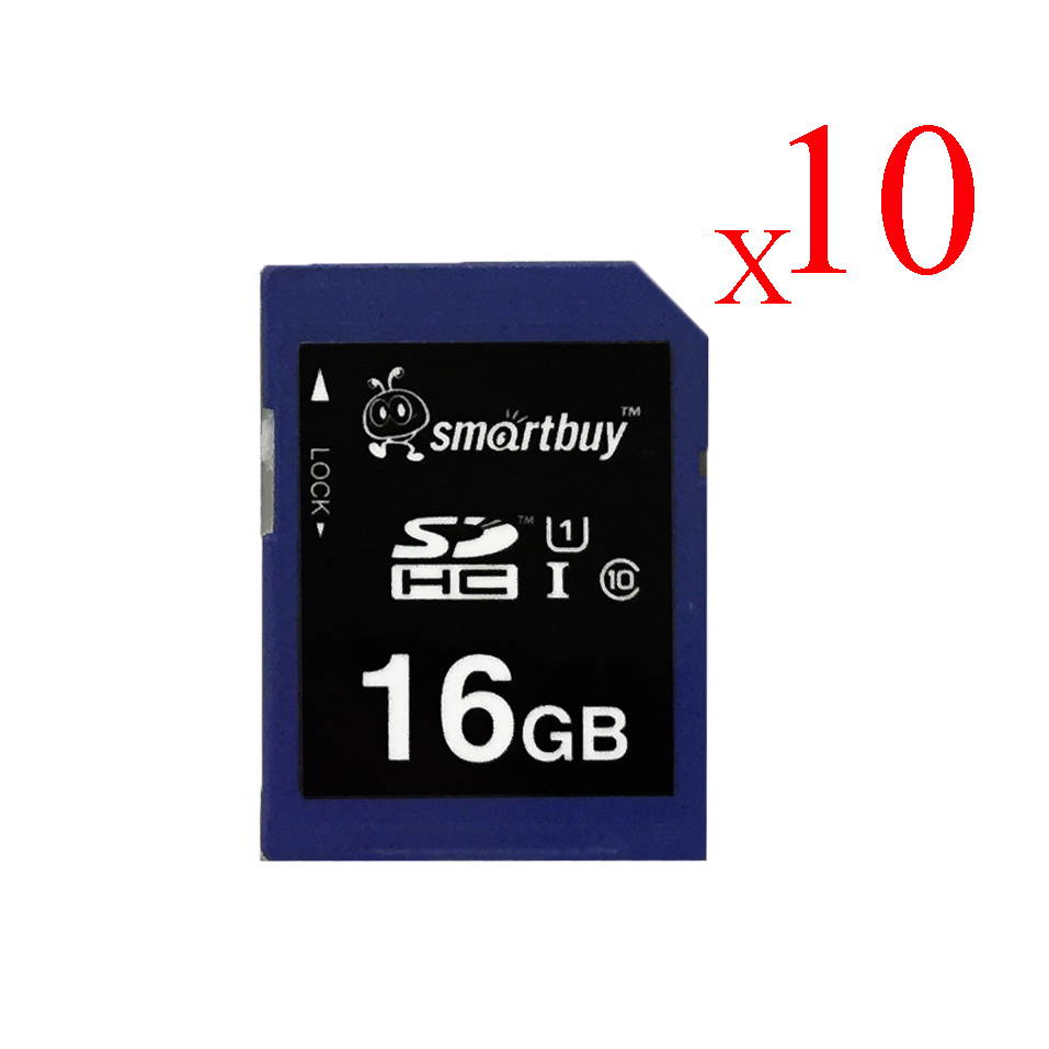 Smartbuy SDHC Class 10 Flash Memory Card SD HC C10 Ultra U1 UHS-I HD Fast Speed for Camera (32GB - 1 Pack)