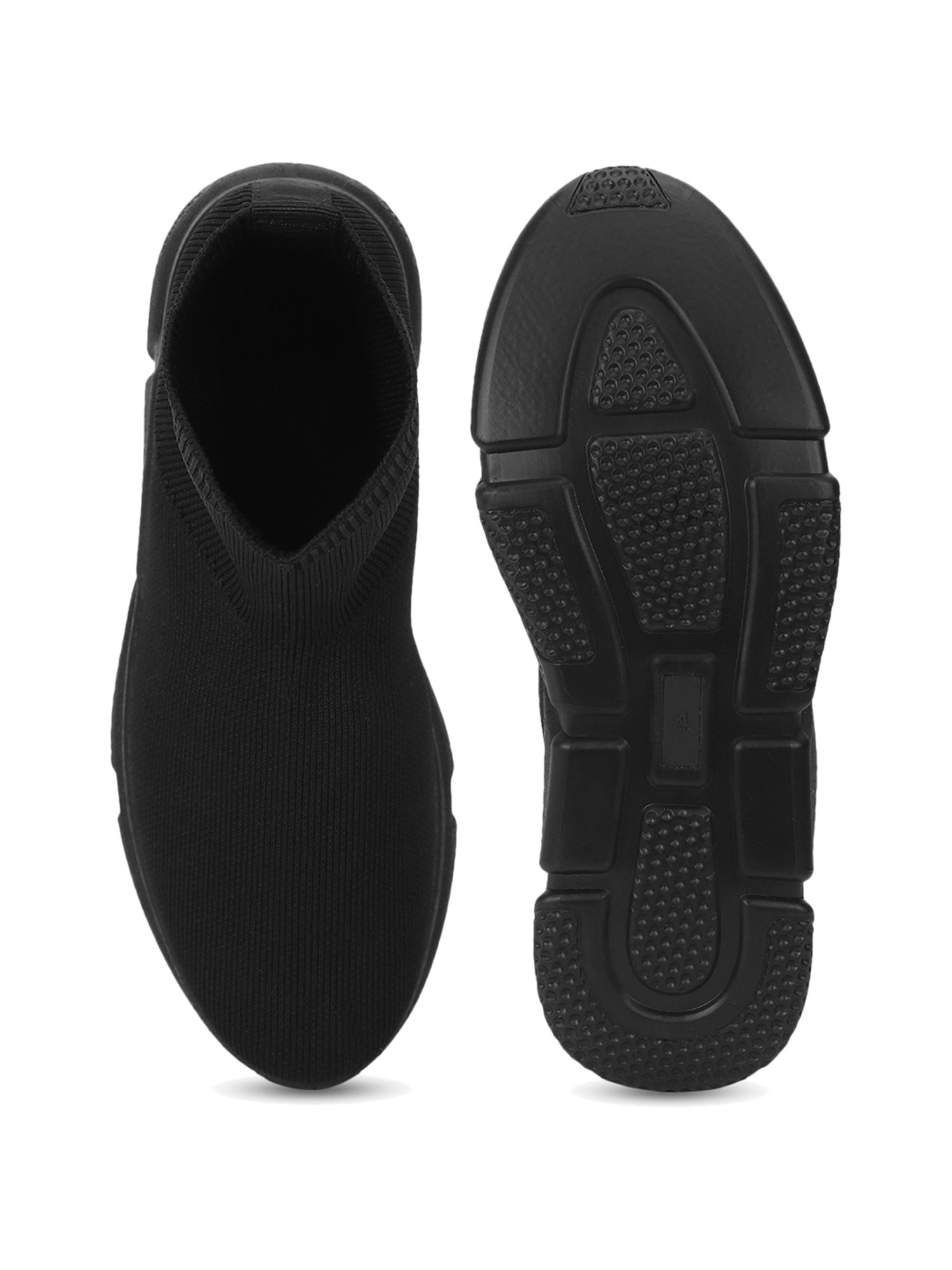 Truffle Collection Women's Coal Black Running Shoes