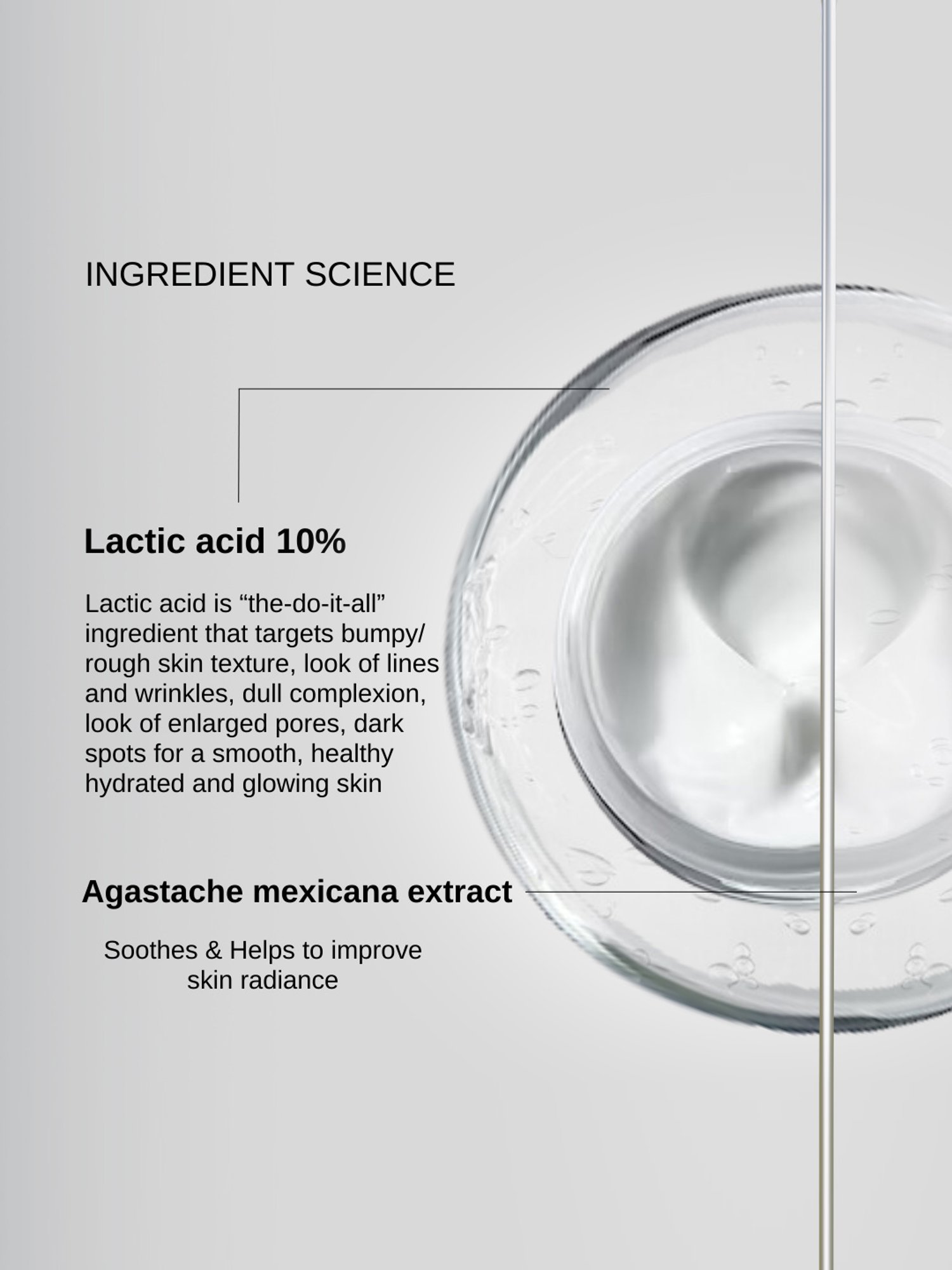 The Formularx Air Brush Facial Lactic Acid Serum - 50 gm