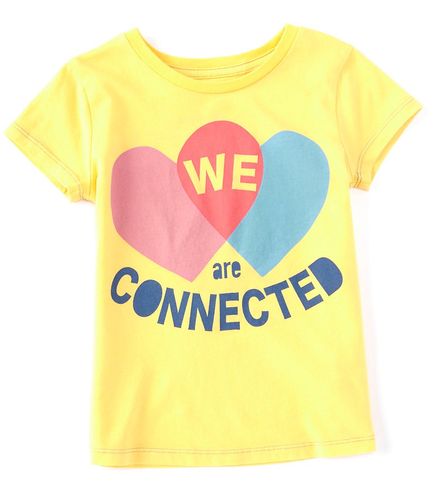 Peek Little/Big Girls 2T-12 Short-Sleeve We Are Connected Tee